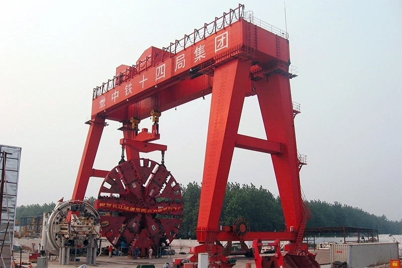 Gantry crane engineering view