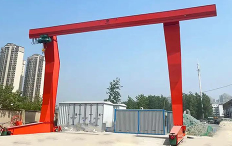 L-Type Gantry Crane With Electric Hoist-3