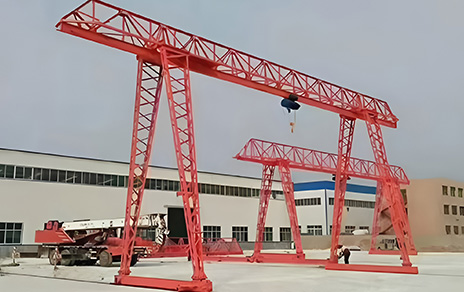 Gantry crane engineering view