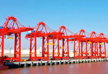 50 Ton STS Quayside Container Crane Project in UAE